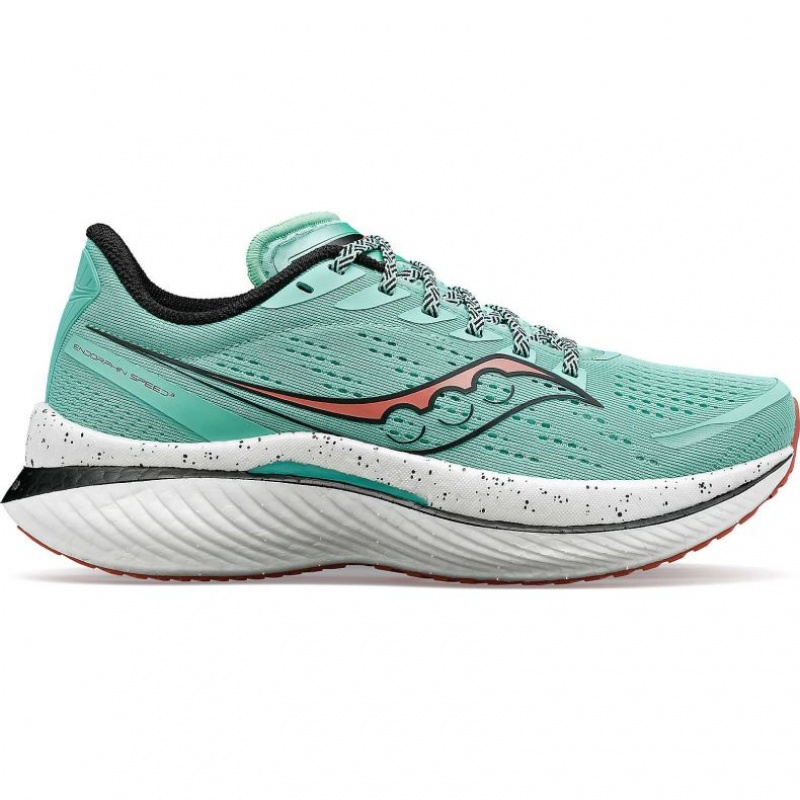 Turquoise Saucony Endorphin Speed 3 Women\'s Running Shoes | PHILIPPINES-BXI