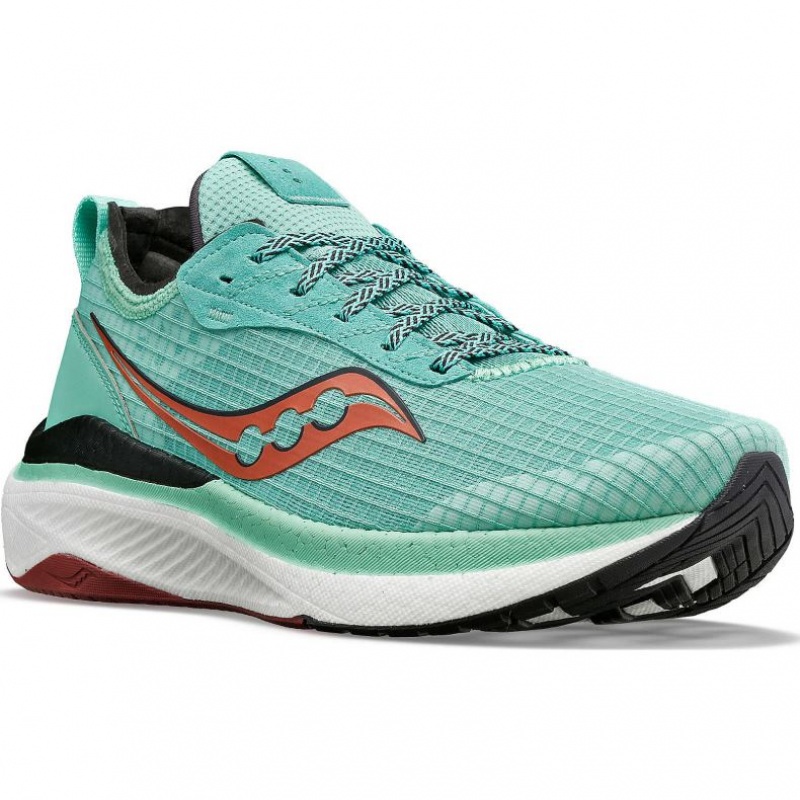 Turquoise Saucony Freedom Crossport Women's Running Shoes | PHILIPPINES-VXT