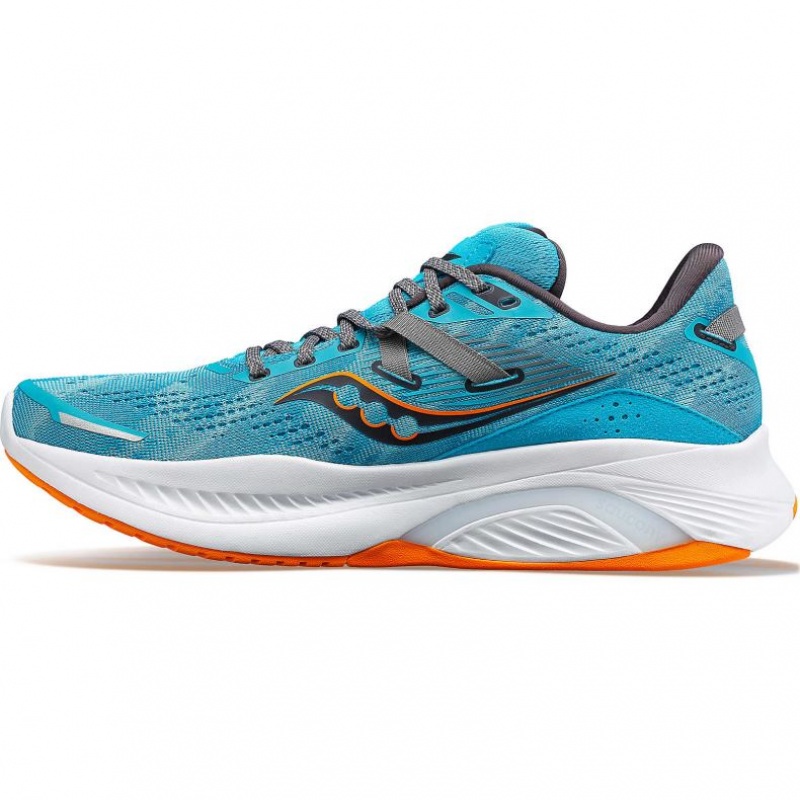 Turquoise Saucony Guide 16 Men's Running Shoes | PHILIPPINES-WDY