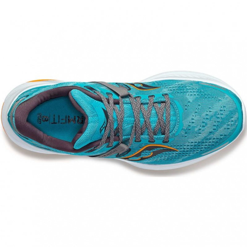 Turquoise Saucony Guide 16 Men's Wide Running Shoes | PHILIPPINES-CSH