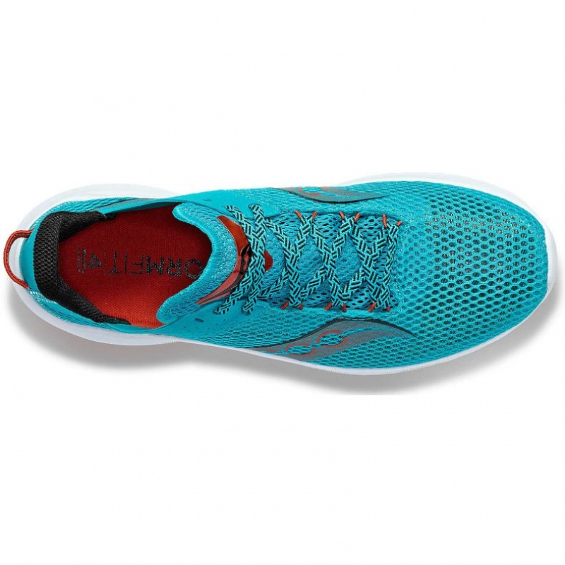 Turquoise Saucony Kinvara 14 Men's Running Shoes | PHILIPPINES-DLA