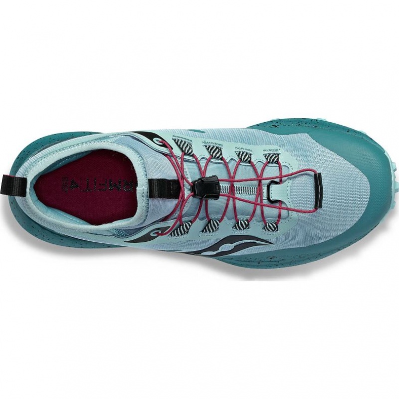 Turquoise Saucony Peregrine 13 ST Women's Trail Running Shoes | PHILIPPINES-UAZ