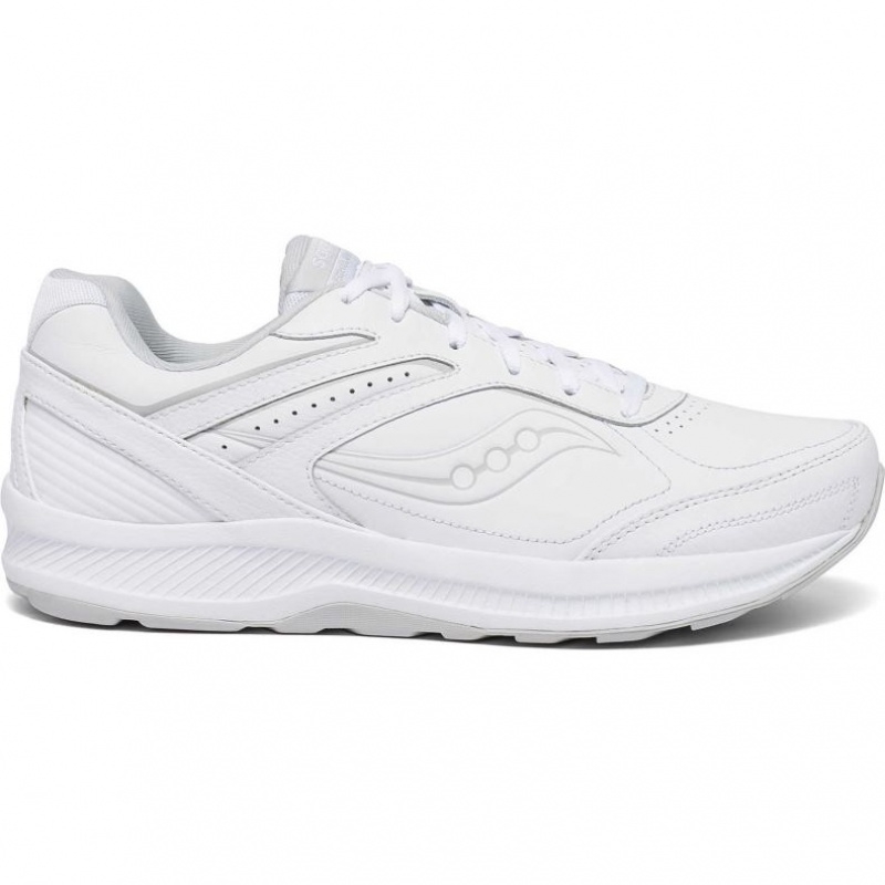 White Saucony Echelon Walker 3 Extra Men\'s Wide Running Shoes | PHILIPPINES-JAQ