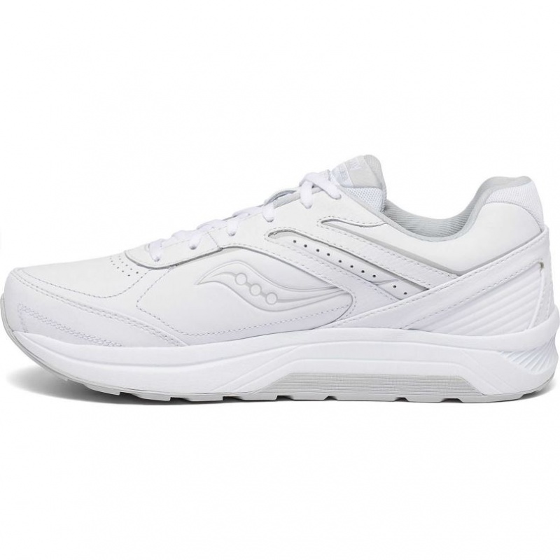 White Saucony Echelon Walker 3 Men's Walking Shoes | PHILIPPINES-ABP