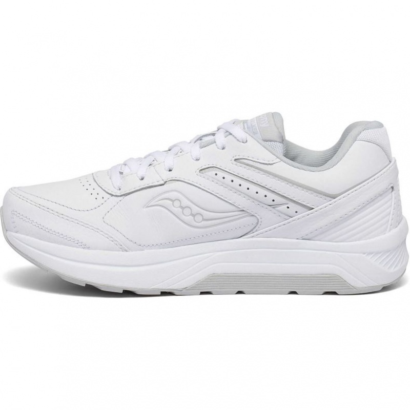 White Saucony Echelon Walker 3 Women's Wide Running Shoes | PHILIPPINES-FGQ