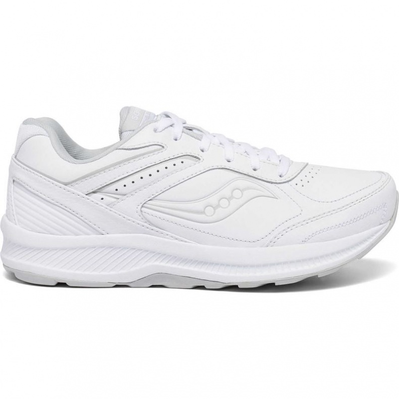 White Saucony Echelon Walker 3 Women\'s Wide Running Shoes | PHILIPPINES-FGQ