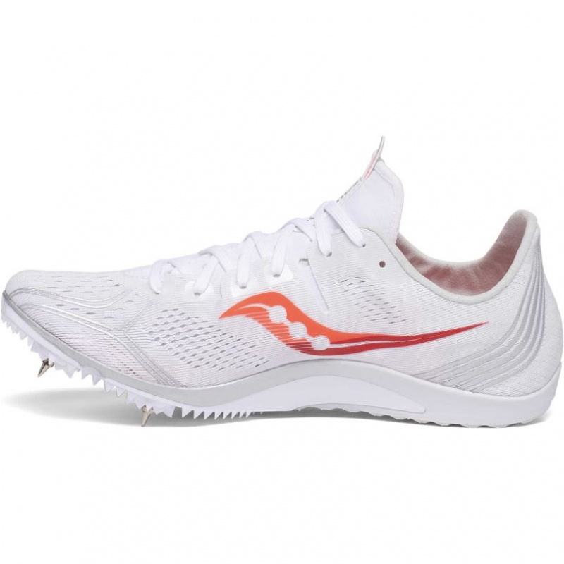 White Saucony Endorphin 3 Women's Spikes | PHILIPPINES-PGC