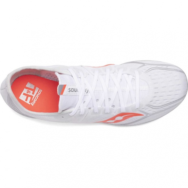 White Saucony Endorphin 3 Women's Spikes | PHILIPPINES-PGC