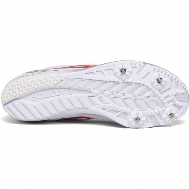 White Saucony Endorphin 3 Women's Spikes | PHILIPPINES-PGC