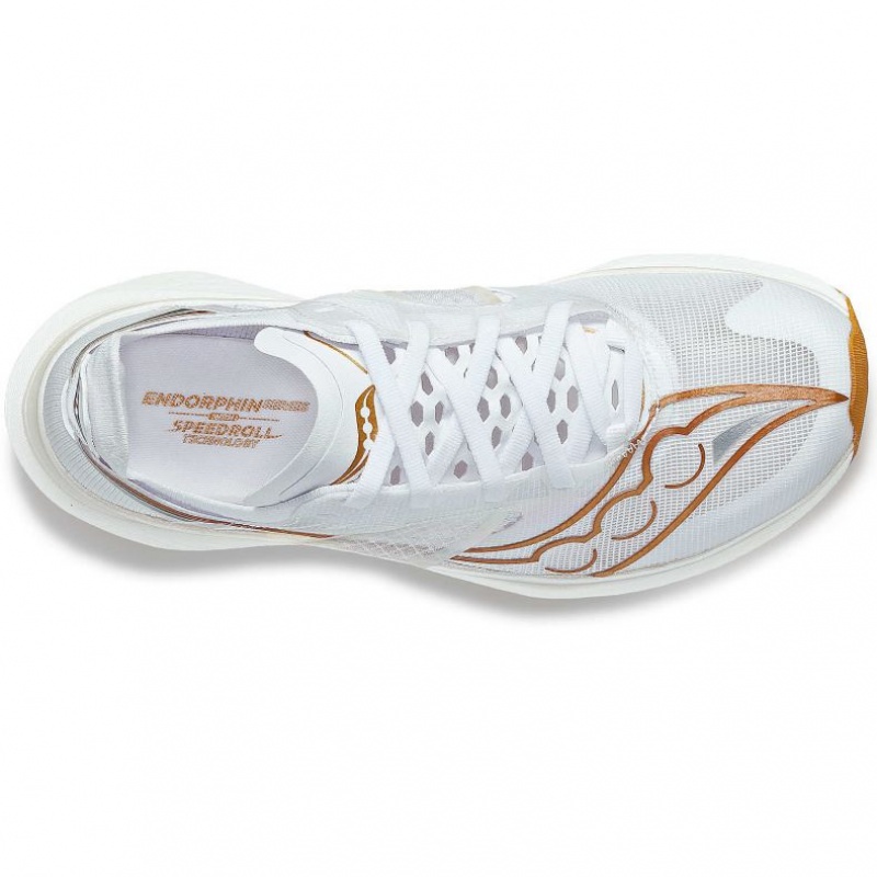 White Saucony Endorphin Elite Men's Running Shoes | PHILIPPINES-WCN