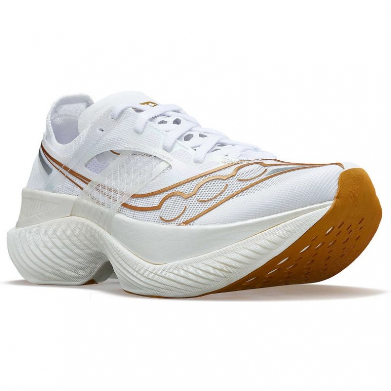 White Saucony Endorphin Elite Men's Running Shoes | PHILIPPINES-WCN