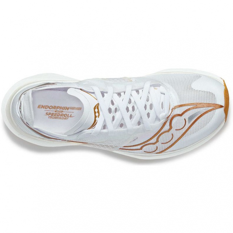 White Saucony Endorphin Elite Women's Running Shoes | PHILIPPINES-USN