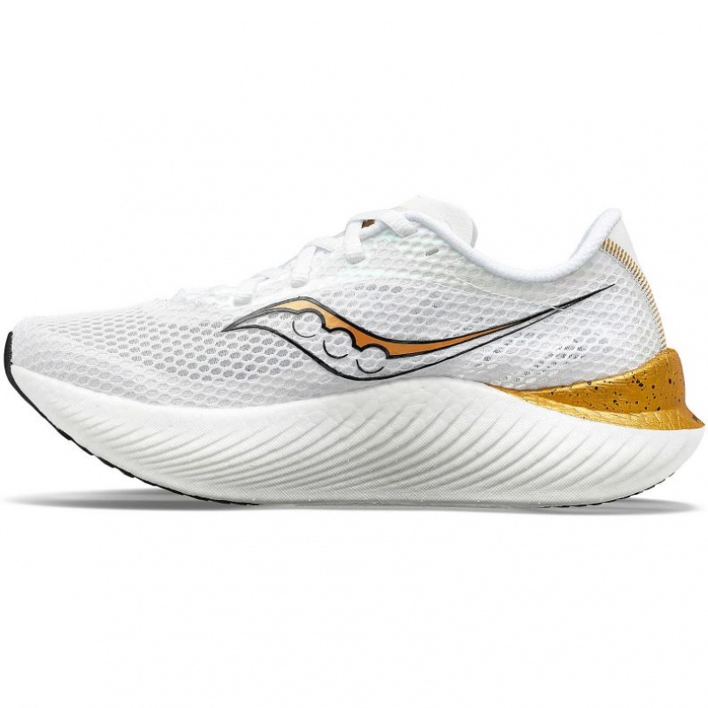 White Saucony Endorphin Pro 3 Men's Running Shoes | PHILIPPINES-DUL