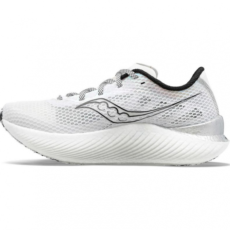 White Saucony Endorphin Pro 3 Men's Running Shoes | PHILIPPINES-PAJ