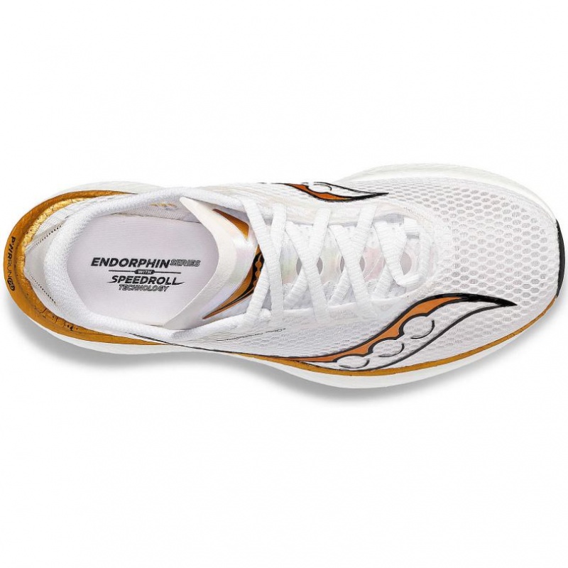 White Saucony Endorphin Pro 3 Women's Running Shoes | PHILIPPINES-IHO