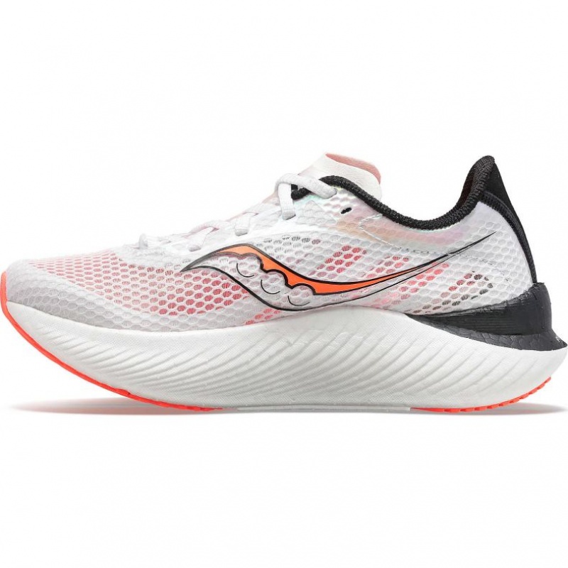 White Saucony Endorphin Pro 3 Women's Running Shoes | PHILIPPINES-QYA