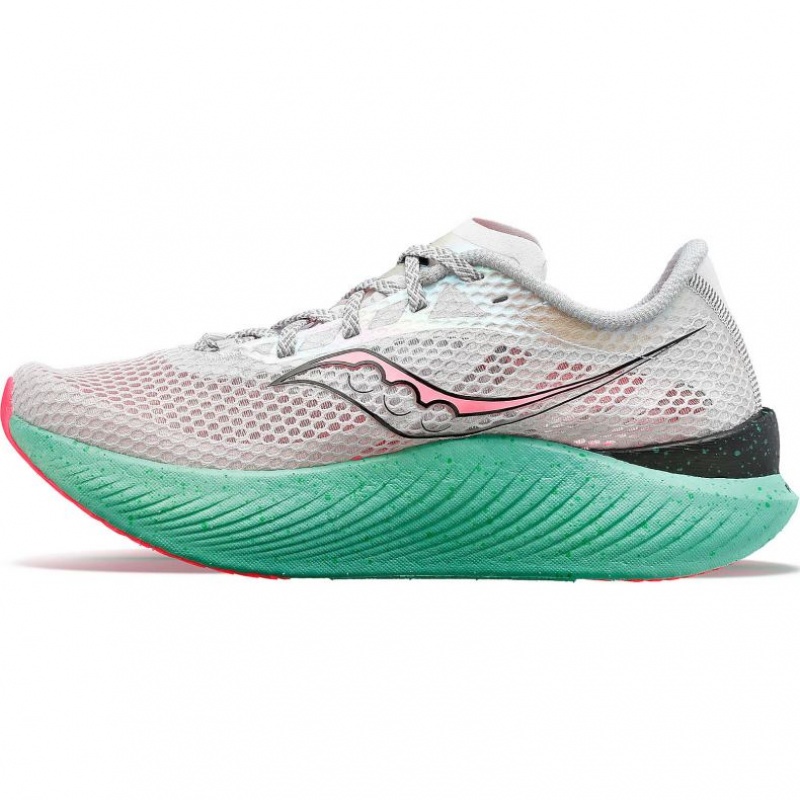 White Saucony Endorphin Pro 3 Women's Running Shoes | PHILIPPINES-MJL