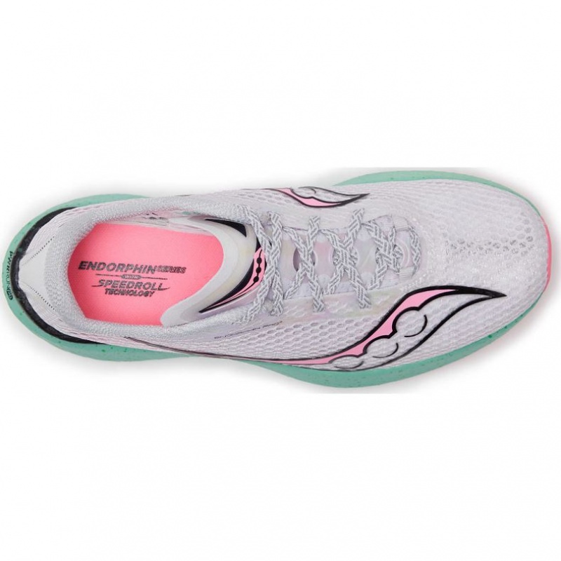 White Saucony Endorphin Pro 3 Women's Running Shoes | PHILIPPINES-MJL