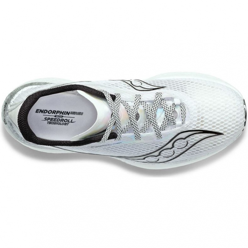 White Saucony Endorphin Pro 3 Women's Running Shoes | PHILIPPINES-JEG