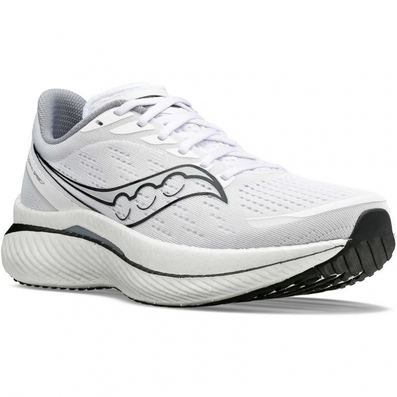 White Saucony Endorphin Speed 3 Men's Running Shoes | PHILIPPINES-VBH