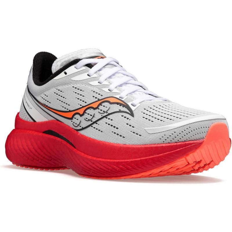 White Saucony Endorphin Speed 3 Women's Running Shoes | PHILIPPINES-DSC