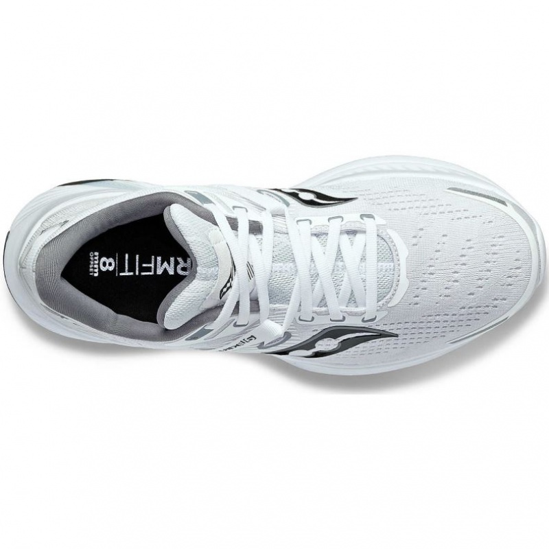 White Saucony Guide 16 Men's Running Shoes | PHILIPPINES-KNU