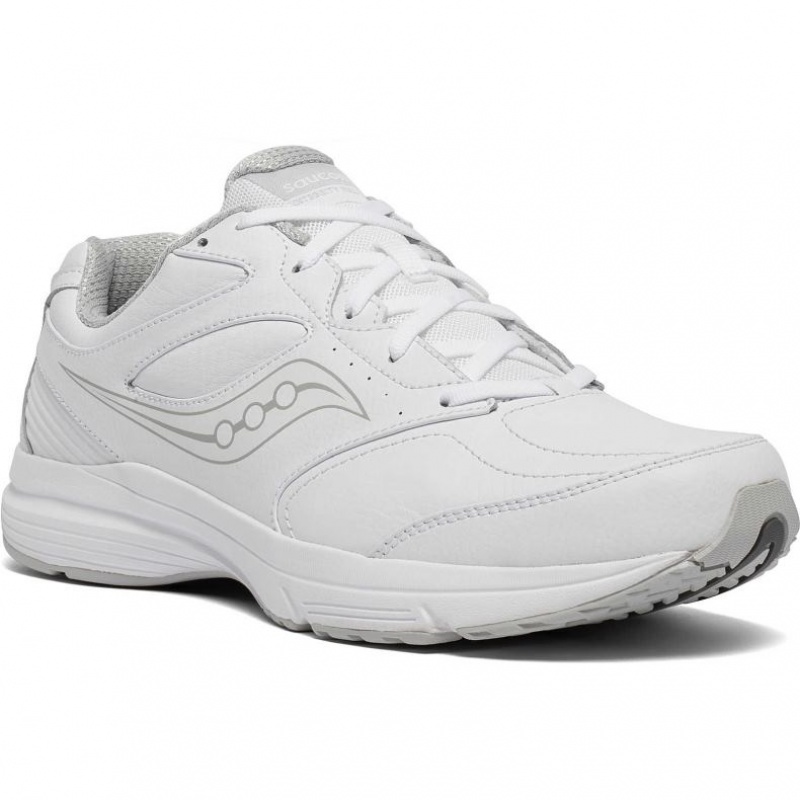 White Saucony Integrity Walker 3 Men's Walking Shoes | PHILIPPINES-SWT