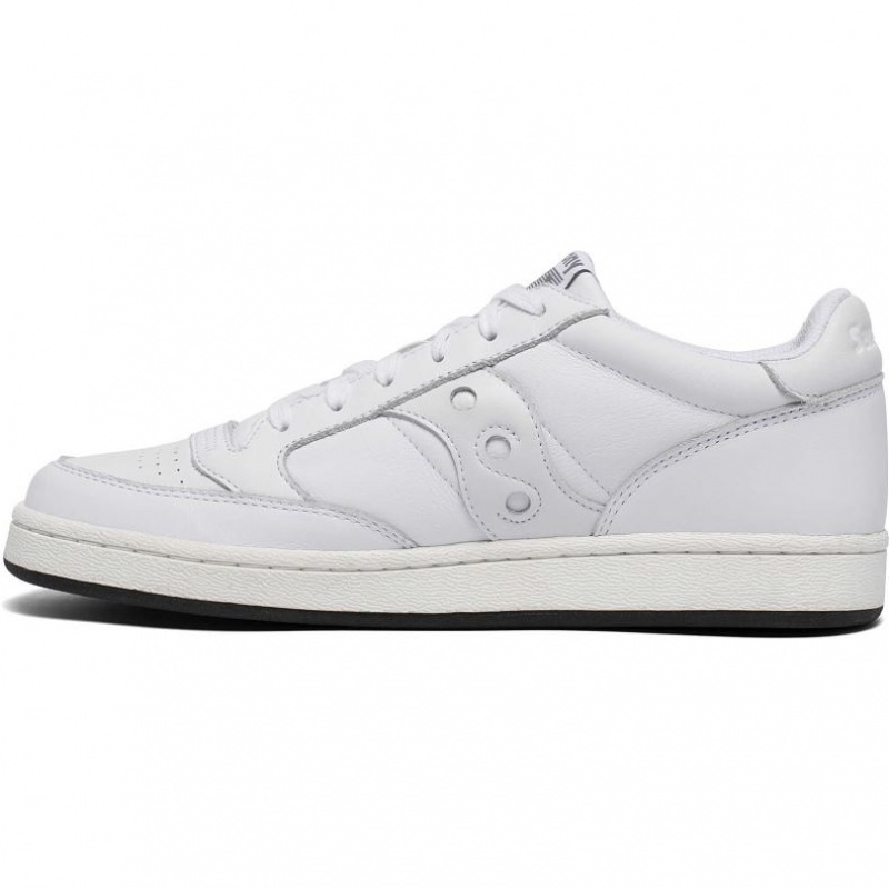 White Saucony Jazz Court Men's Sneakers | PHILIPPINES-UJN