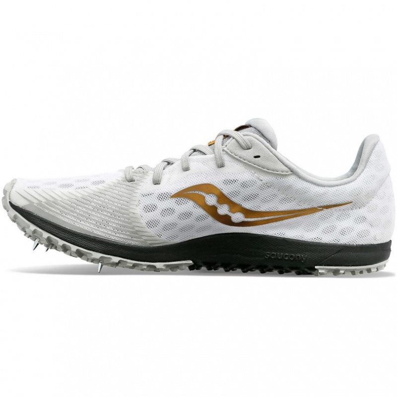 White Saucony Kilkenny XC9 Men's Spikes | PHILIPPINES-JBN