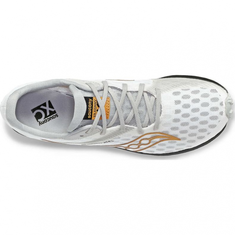 White Saucony Kilkenny XC9 Men's Spikes | PHILIPPINES-JBN