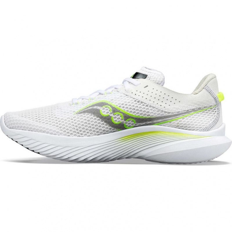 White Saucony Kinvara 14 Men's Running Shoes | PHILIPPINES-AYB