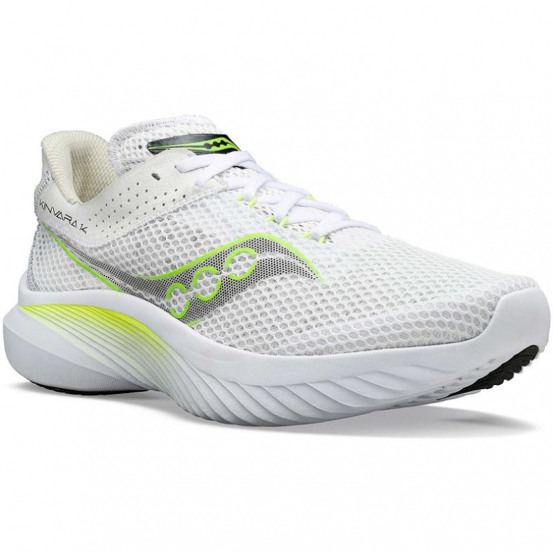 White Saucony Kinvara 14 Women's Running Shoes | PHILIPPINES-QEC