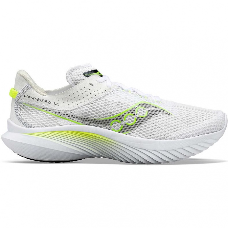 White Saucony Kinvara 14 Women\'s Running Shoes | PHILIPPINES-QEC