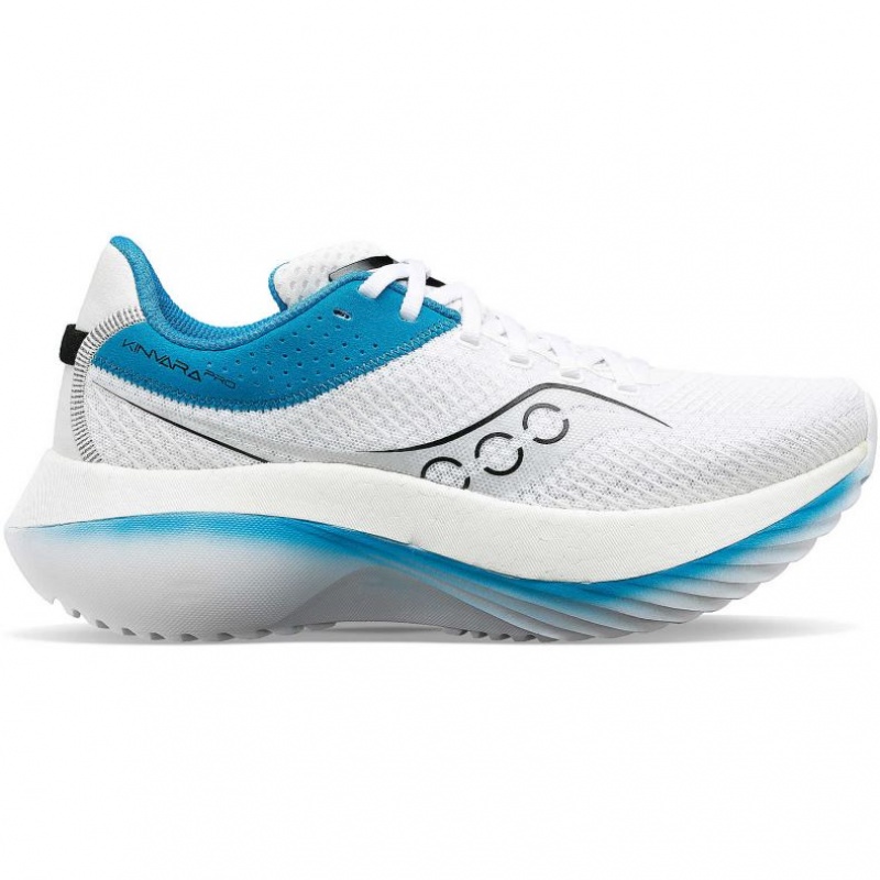 White Saucony Kinvara Pro Women\'s Running Shoes | PHILIPPINES-DAK