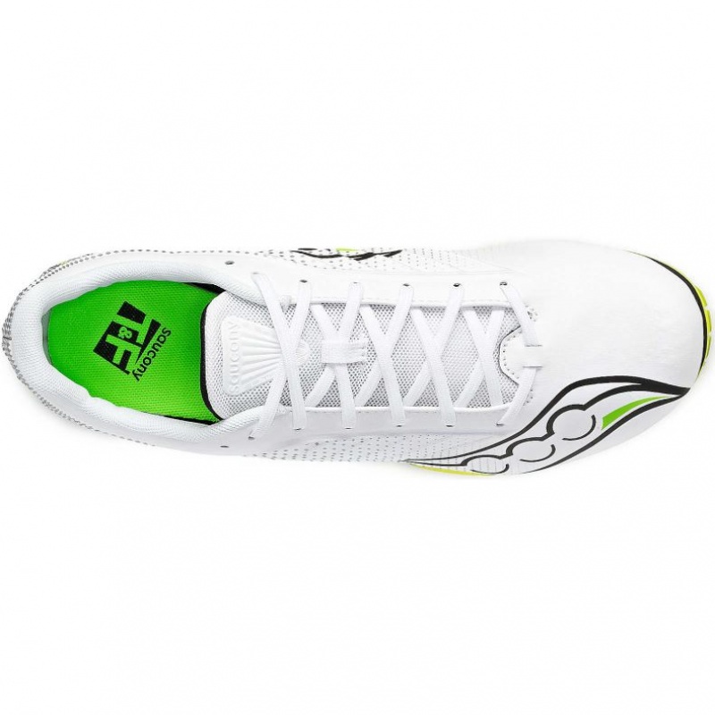 White Saucony Spitfire 5 Men's Spikes | PHILIPPINES-MTN