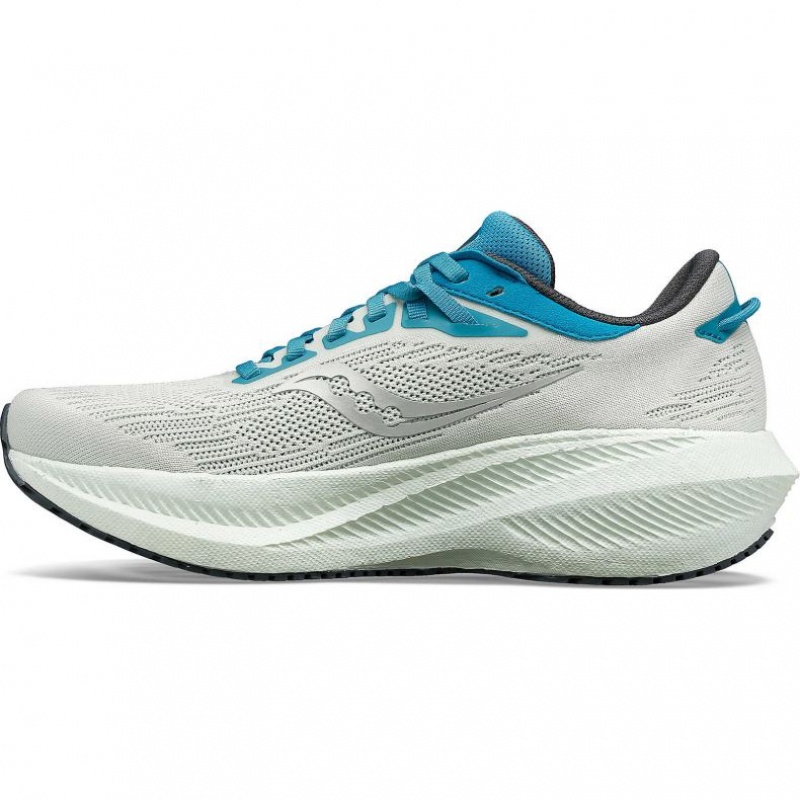 White Saucony Triumph 21 Women's Running Shoes | PHILIPPINES-CMT