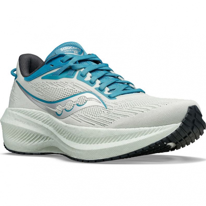 White Saucony Triumph 21 Women's Running Shoes | PHILIPPINES-CMT