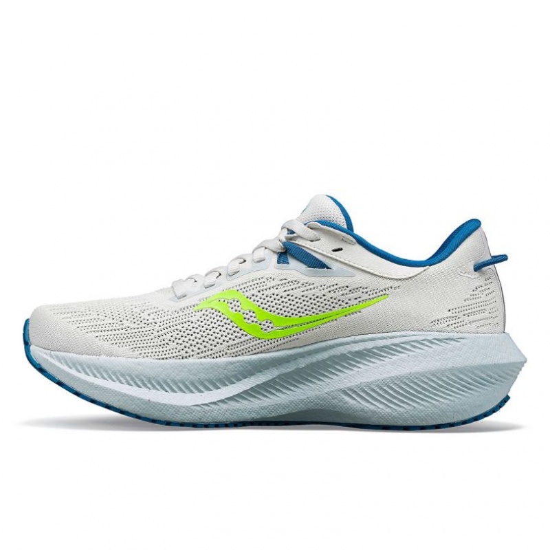 White Saucony Triumph 21 Women's Running Shoes | PHILIPPINES-RDU