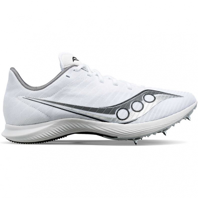 White Saucony Velocity MP Men\'s Running Shoes | PHILIPPINES-THA