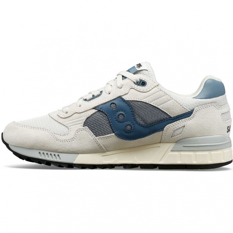 White / Blue Saucony Shadow 5000 Men's Sneakers | PHILIPPINES-ARO