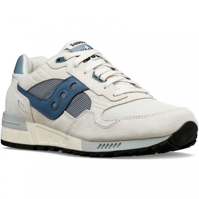 White / Blue Saucony Shadow 5000 Men's Sneakers | PHILIPPINES-ARO