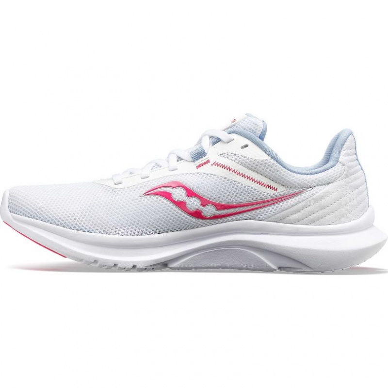 White / Pink Saucony Convergence Women's Running Shoes | PHILIPPINES-DKQ