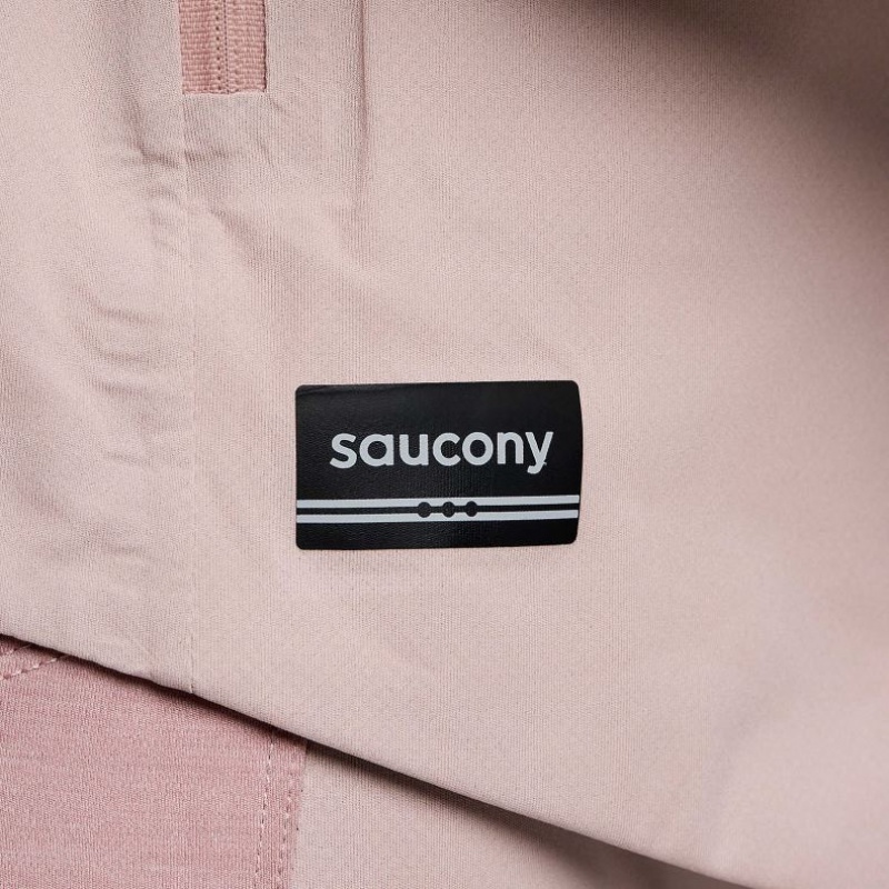 White / Pink Saucony Runshield Women's Jacket | PHILIPPINES-VLP