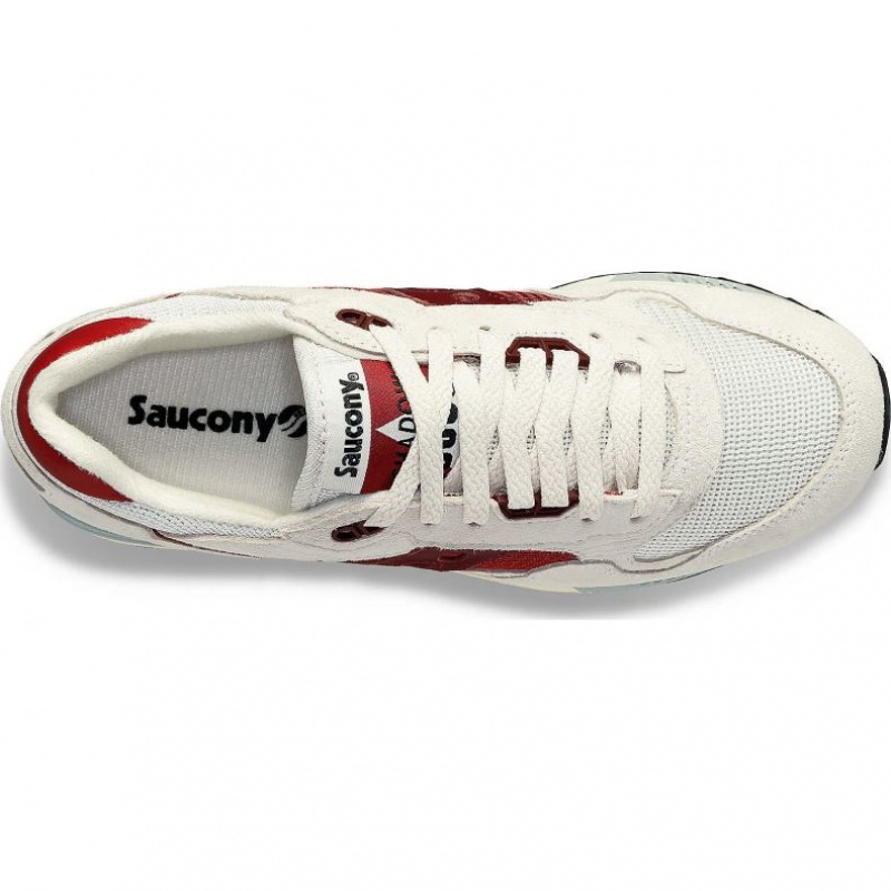 White / Red Saucony Shadow 5000 Men's Sneakers | PHILIPPINES-VPG