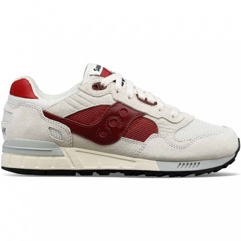 White / Red Saucony Shadow 5000 Men\'s Sneakers | PHILIPPINES-VPG