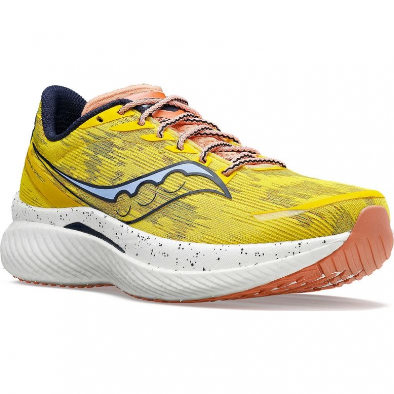 Yellow Saucony Endorphin Speed 3 Men's Running Shoes | PHILIPPINES-DEB