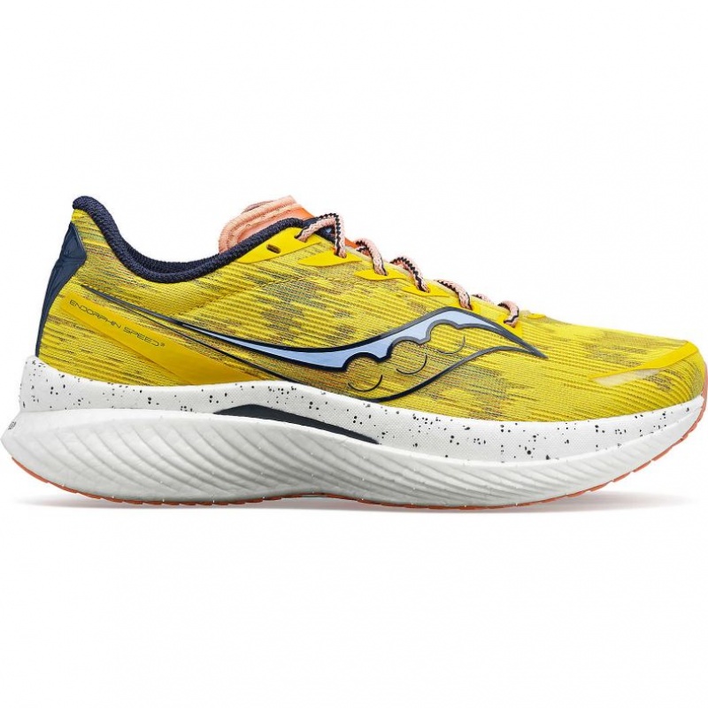 Yellow Saucony Endorphin Speed 3 Men\'s Running Shoes | PHILIPPINES-DEB