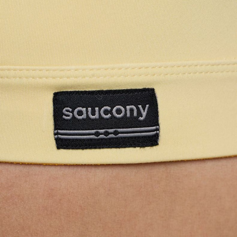 Yellow Saucony Fortify Women's Bra | PHILIPPINES-WYU