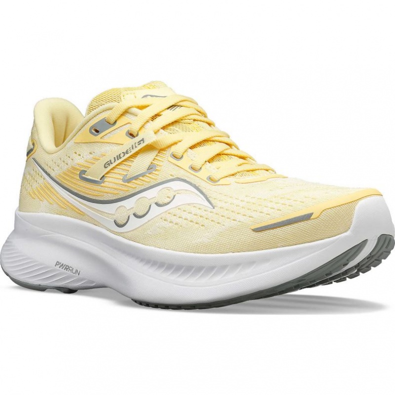 Yellow Saucony Guide 16 Women's Running Shoes | PHILIPPINES-YQF