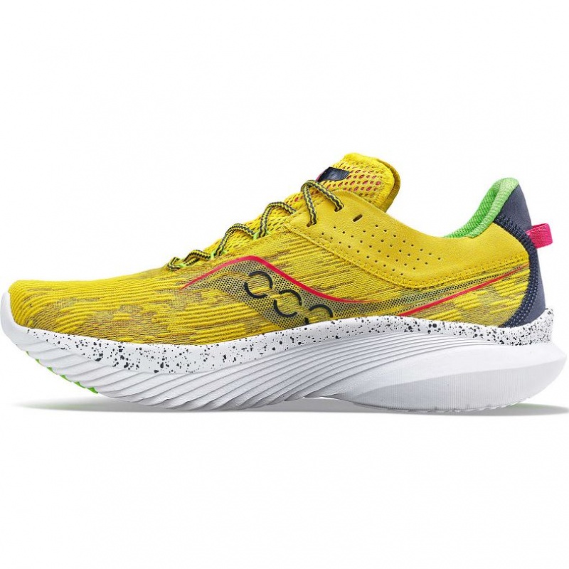 Yellow Saucony Kinvara 14 Men's Running Shoes | PHILIPPINES-JFK